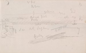 El cuaderno del canal de Joseph Mallord William Turner